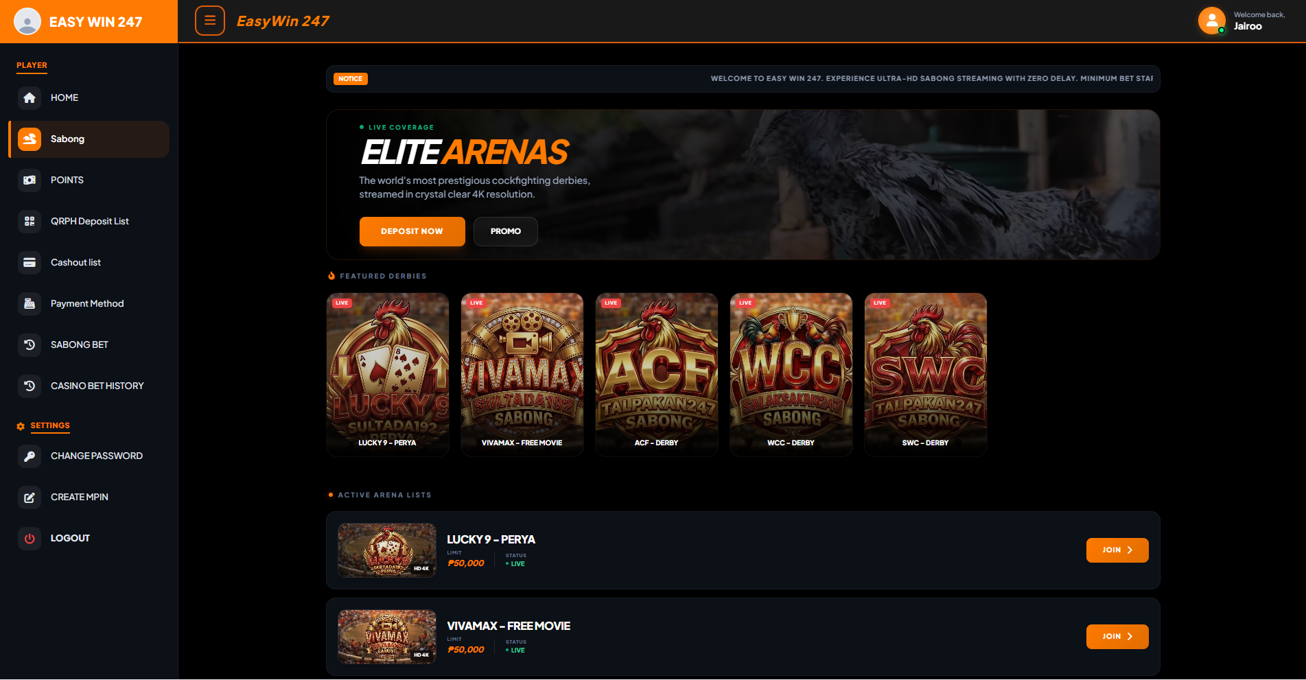 Casino Project Preview